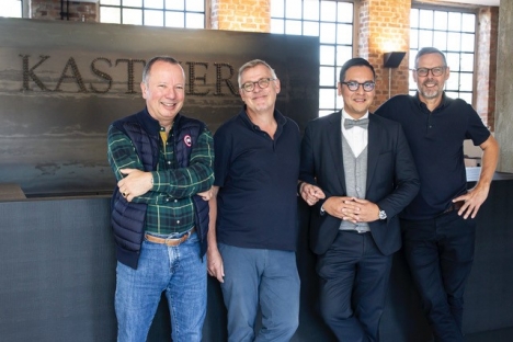 Degussa Goldhandel startet Werbe-Offensive - Dr. Markus Krall (Degussa Goldhandel), Till Wagner (Kastner), Stephan Christ (Degussa Goldhandel) und Stefan Schmidt (Kastner) sind das neue kommunikative Dream-Team für Degussa Goldhandel )vlnr) - Foto: Kastner
